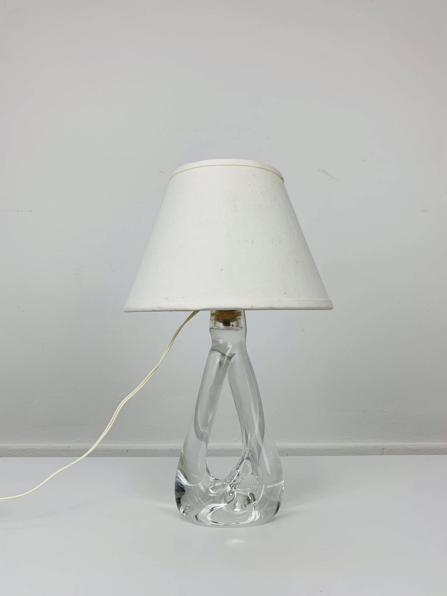 Lampe cristal vintage années 60