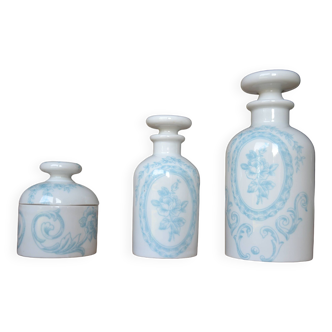 Paris porcelain bottles and box