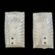 Mazzega pair of Murano glass wall lights, Italy 1970