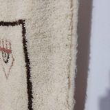 Handmade wool Berber rug 245 X 145 CM