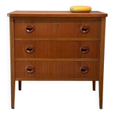 Vintage Scandinavian teak "Mia" chest of drawers