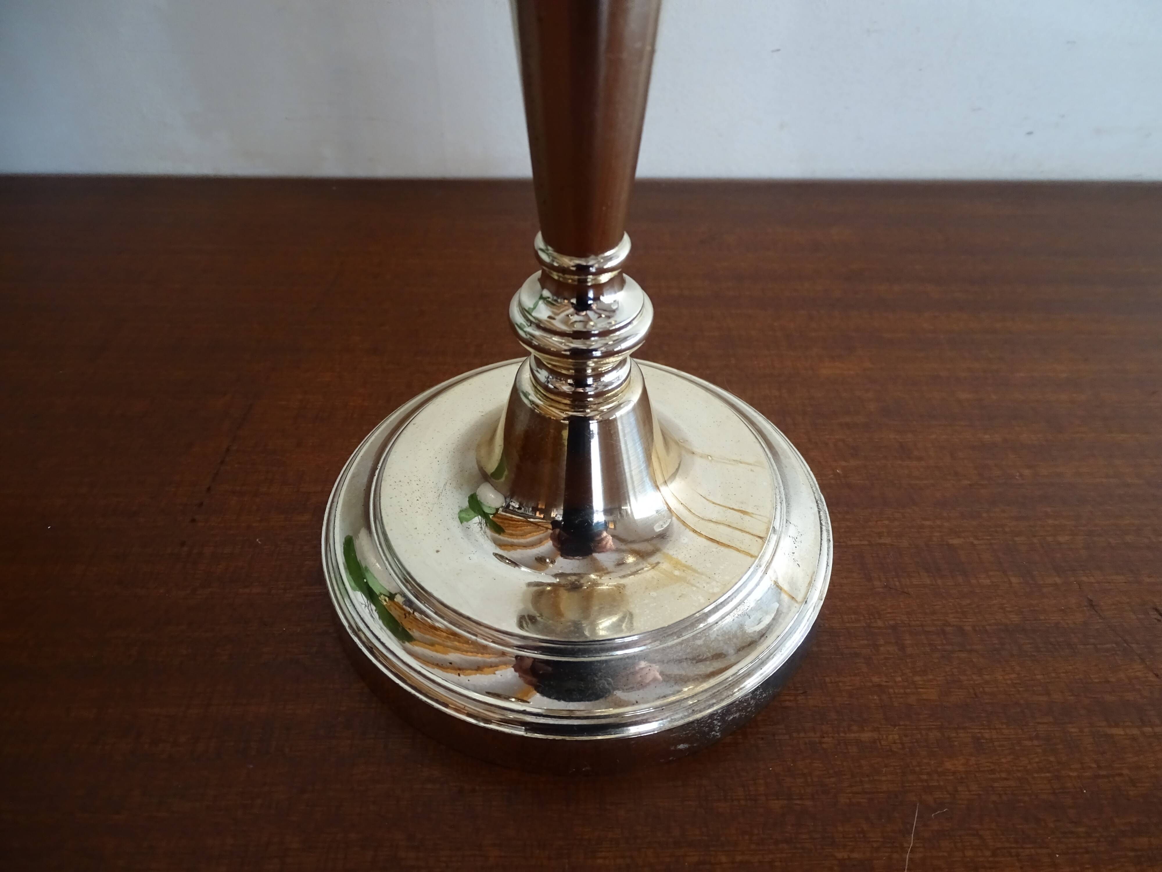Candlestick 5 burners vintage chromed metal