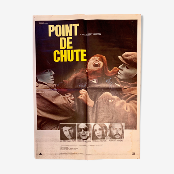 Affiche du film "Point de chute" avec Johnny Hallyday