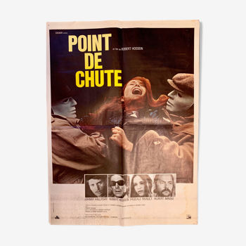 "Fall Point" poster with Johnny Hallyday