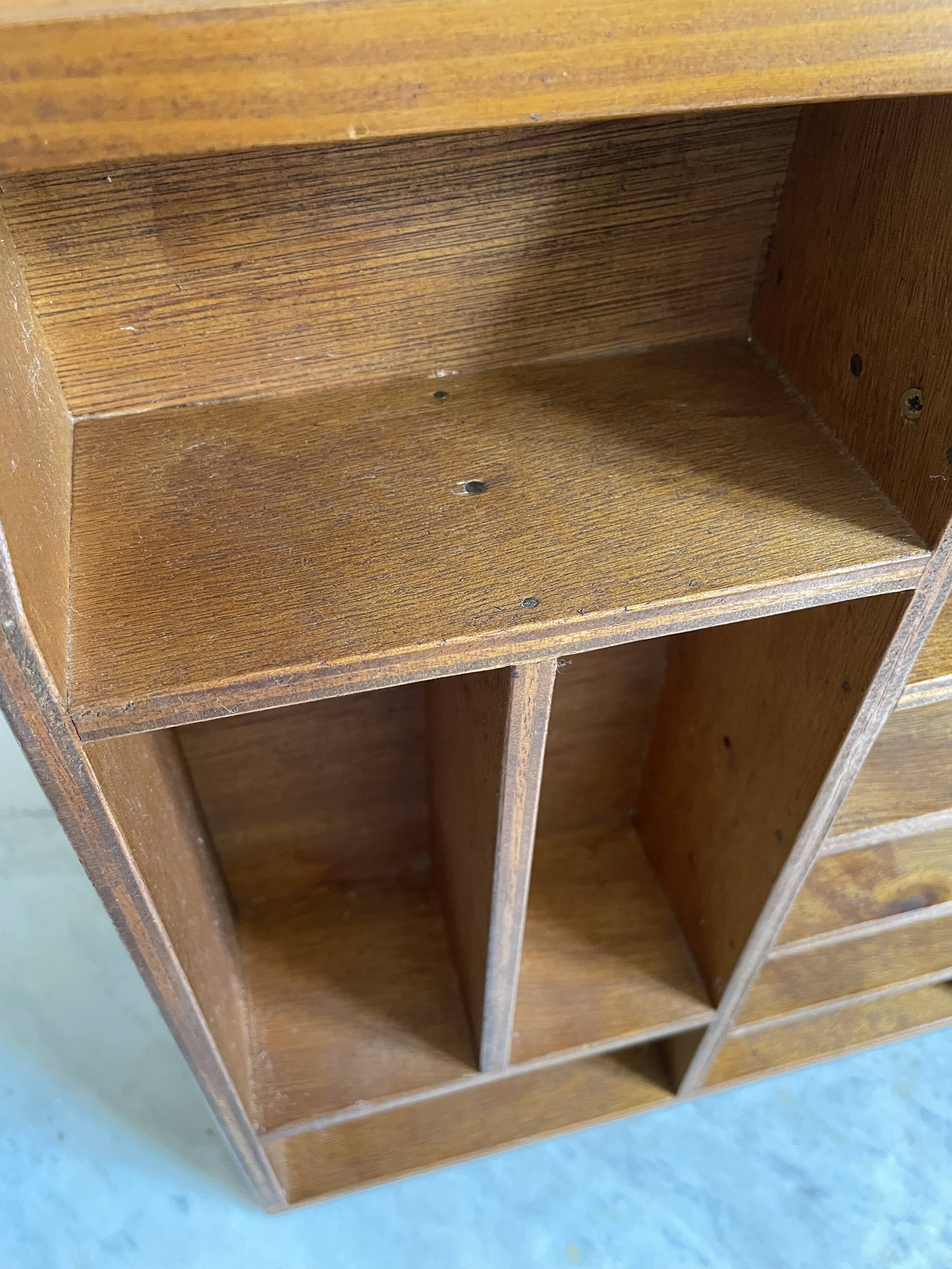 Mid-century wooden wall shelf