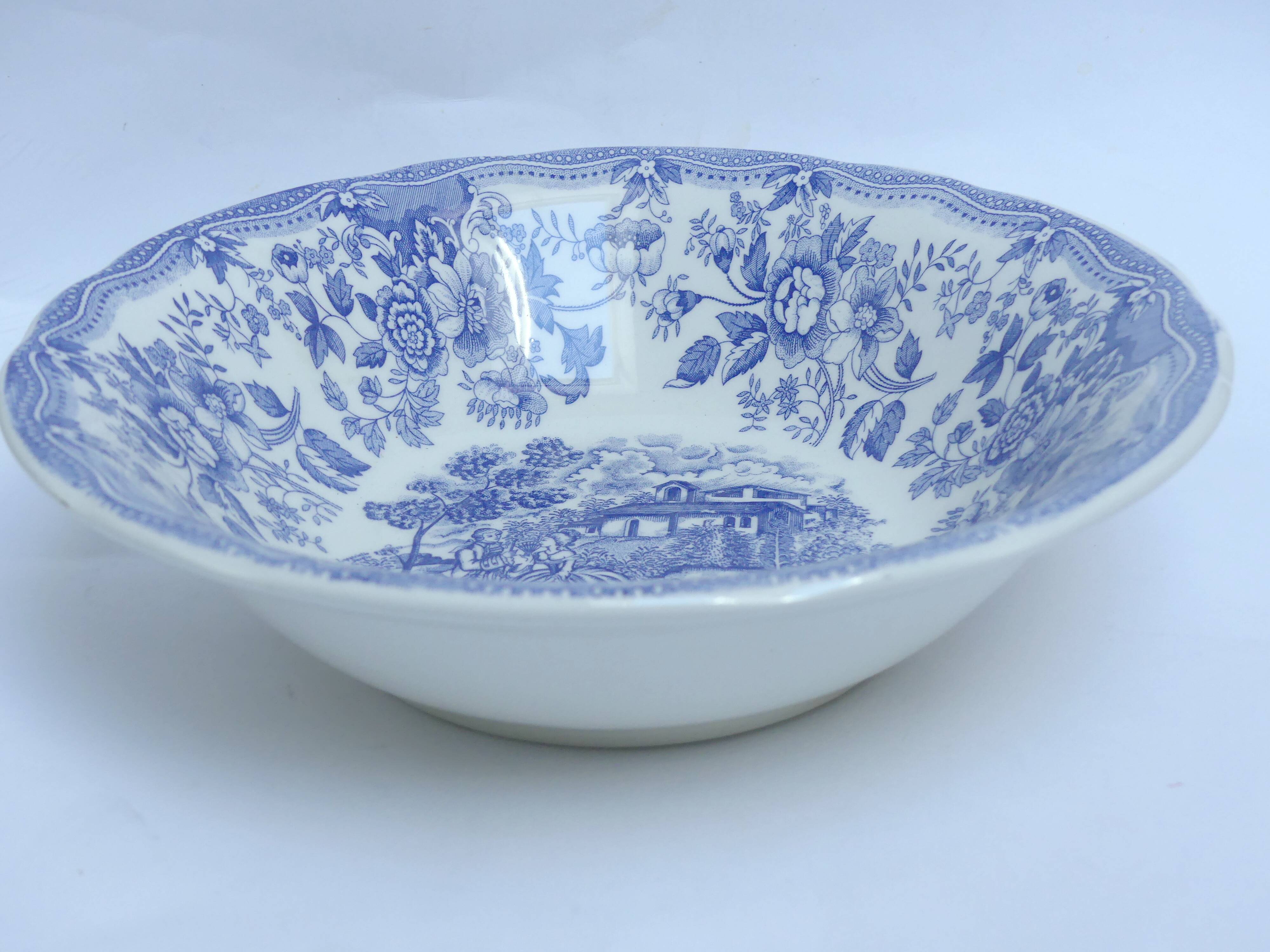Ironstone tableware earthenware salad bowl