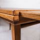 Extendable oak table in the style of Guillerme and Chambron, France 1960s