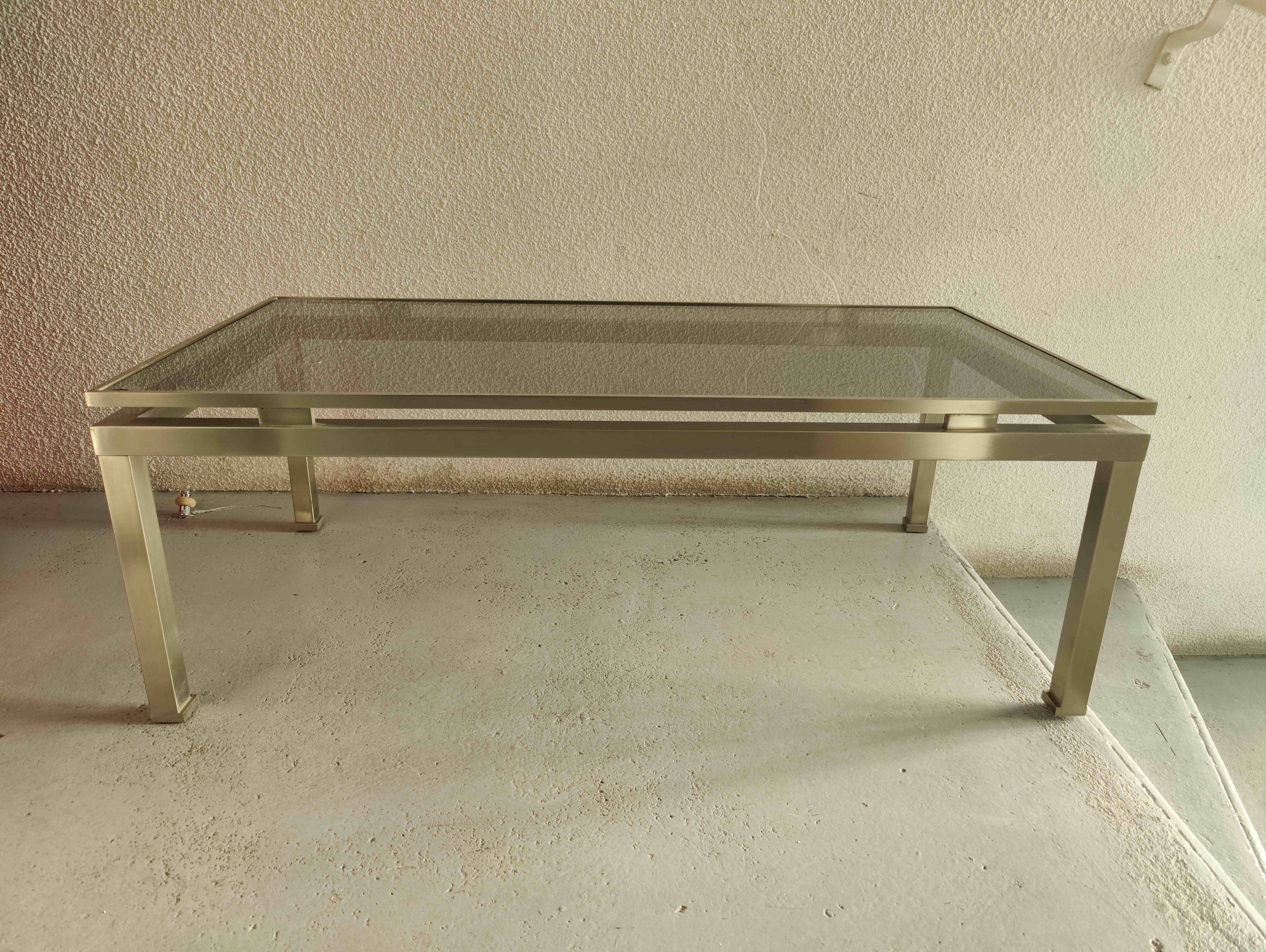 1970s coffee table attributed to designer Guy Lefèvre for Maison Jansen.