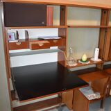 Système mural Wall-Unit Alfred Hendrickx pour Belform en Teck 1960's