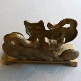 Brass letter holder