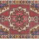 Vintage Turkish handmade rug 143x216 cm