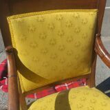 Pair of consulate era chairs in walnut