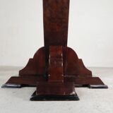 Art Deco style table with different types of inlaid wood
