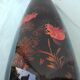 Vase en bois laqué