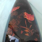 Lacquered wooden vase