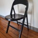 Black tuna and b751 folding chair