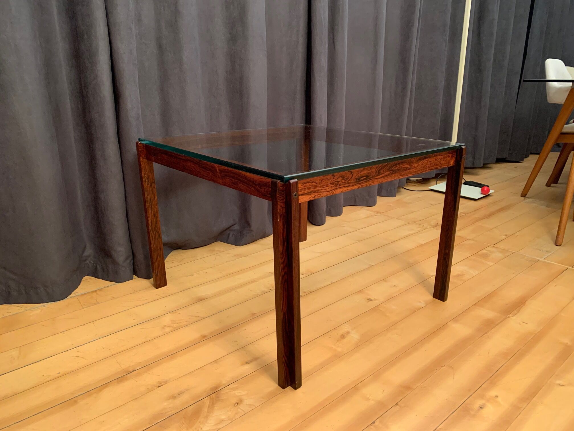Coffee table rosewood, Denmark, 1970s