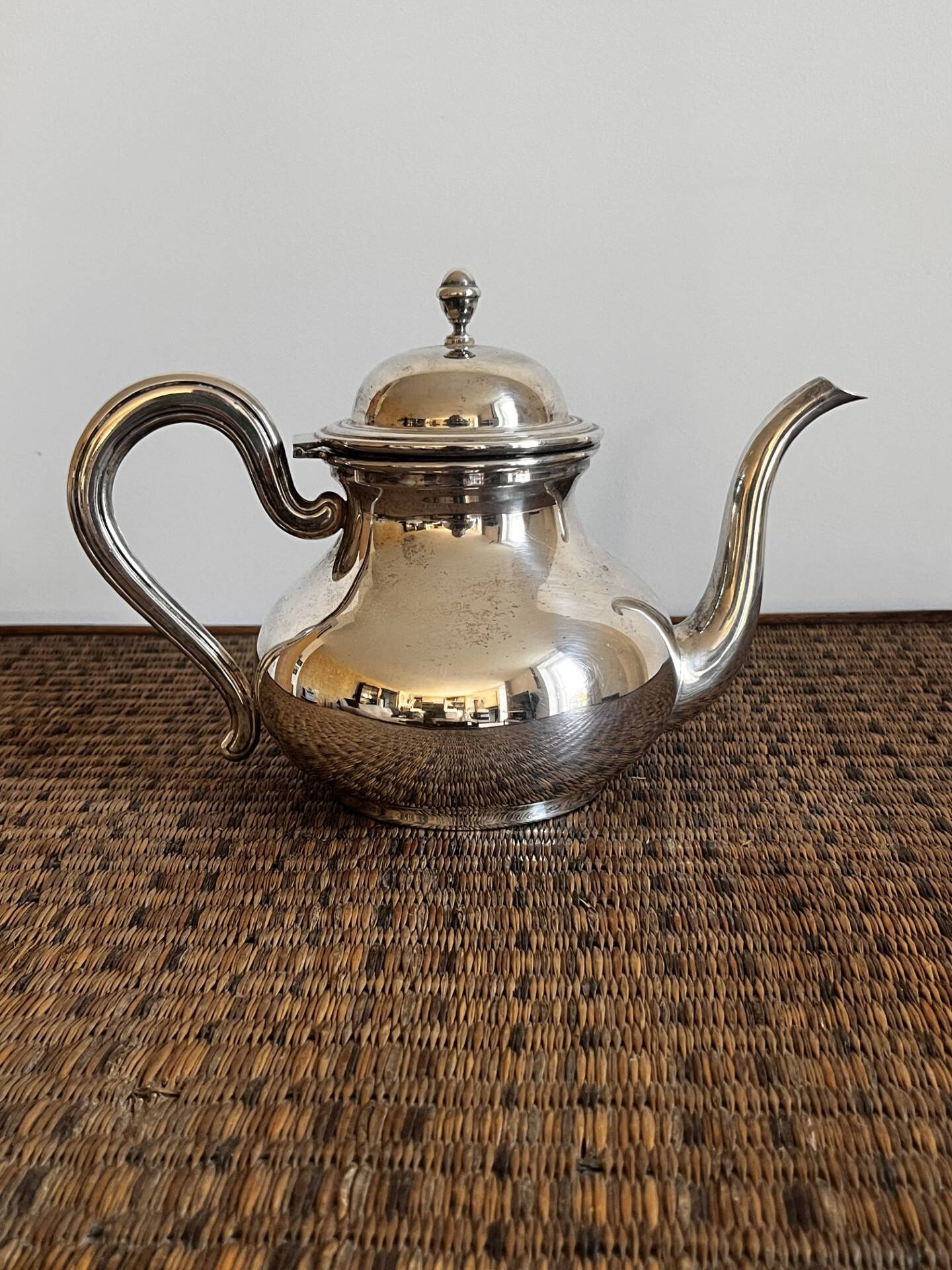 Silver-plated teapot