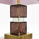 Lampe Attr. à Romeo Rega en lucite et laiton, 1970