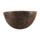 Ancient peulh calabash african art primitive arts vintage / africa / mid-century