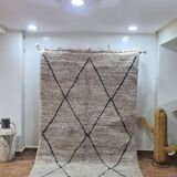 Handmade Berber wool rug 250x150 cm