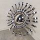 Stainless steel sun mirror 1970