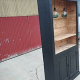 High cabinet with lighting