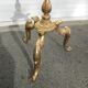 Vintage floor lamp in bronze, brass and onyx, tripod