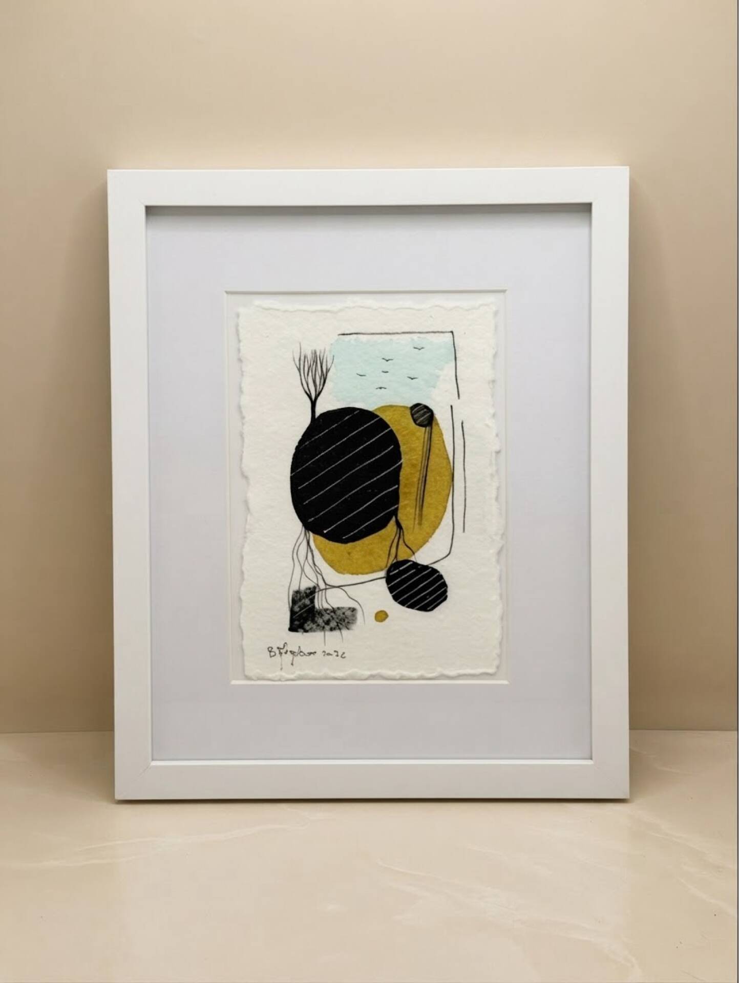 Duo of original works - Bertrand Mugabure (Artist rated by Akoun)