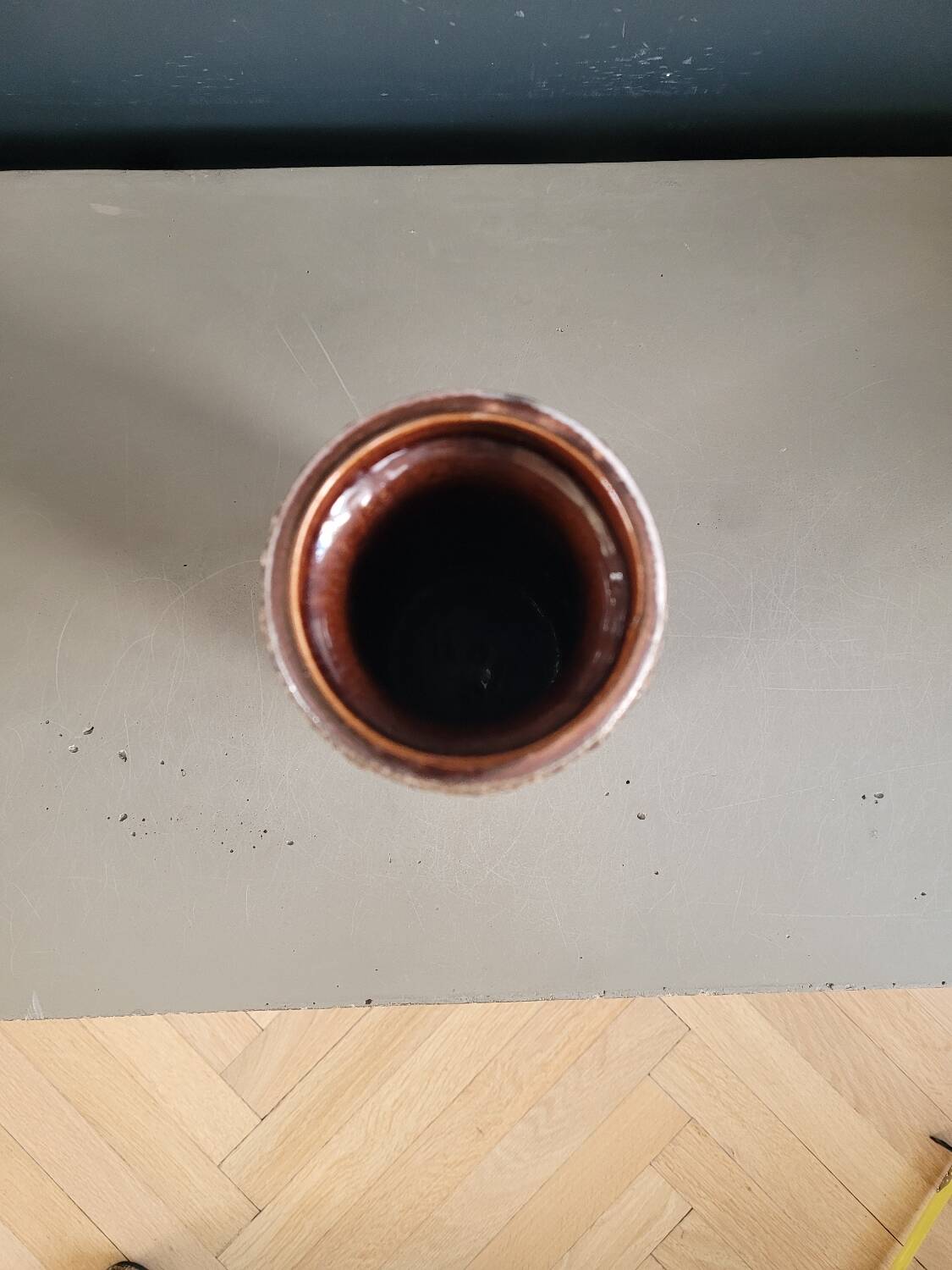 Vase West Germany fat lava Scheurich