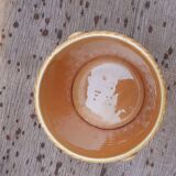 1950s Gien earthenware planter in a basket shape