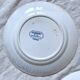 Sarreguemines ironstone dessert plates, "Embroidery" model