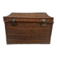 Woven wicker basket