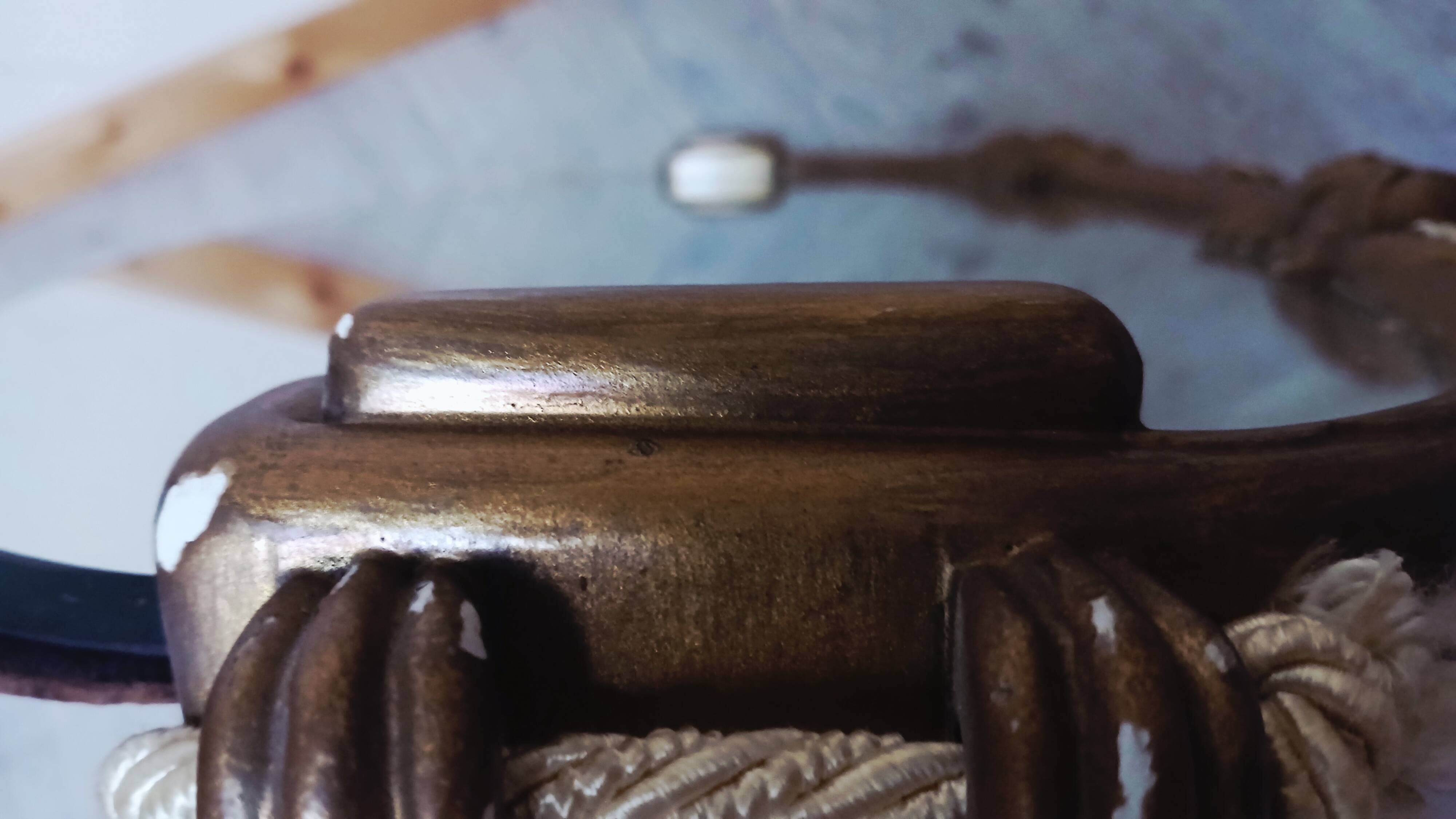 Art Deco oval mirror