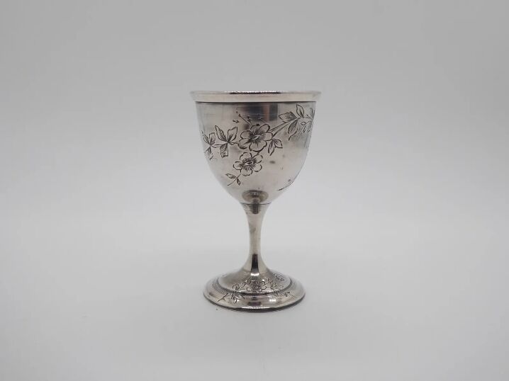 Sterling silver eggcup