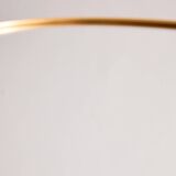 Metal and brass framed mirror