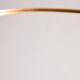 Metal and brass framed mirror