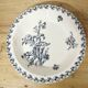 Shallow dish Chardons Gien - late 19th century