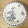Shallow dish Chardons Gien - late 19th century