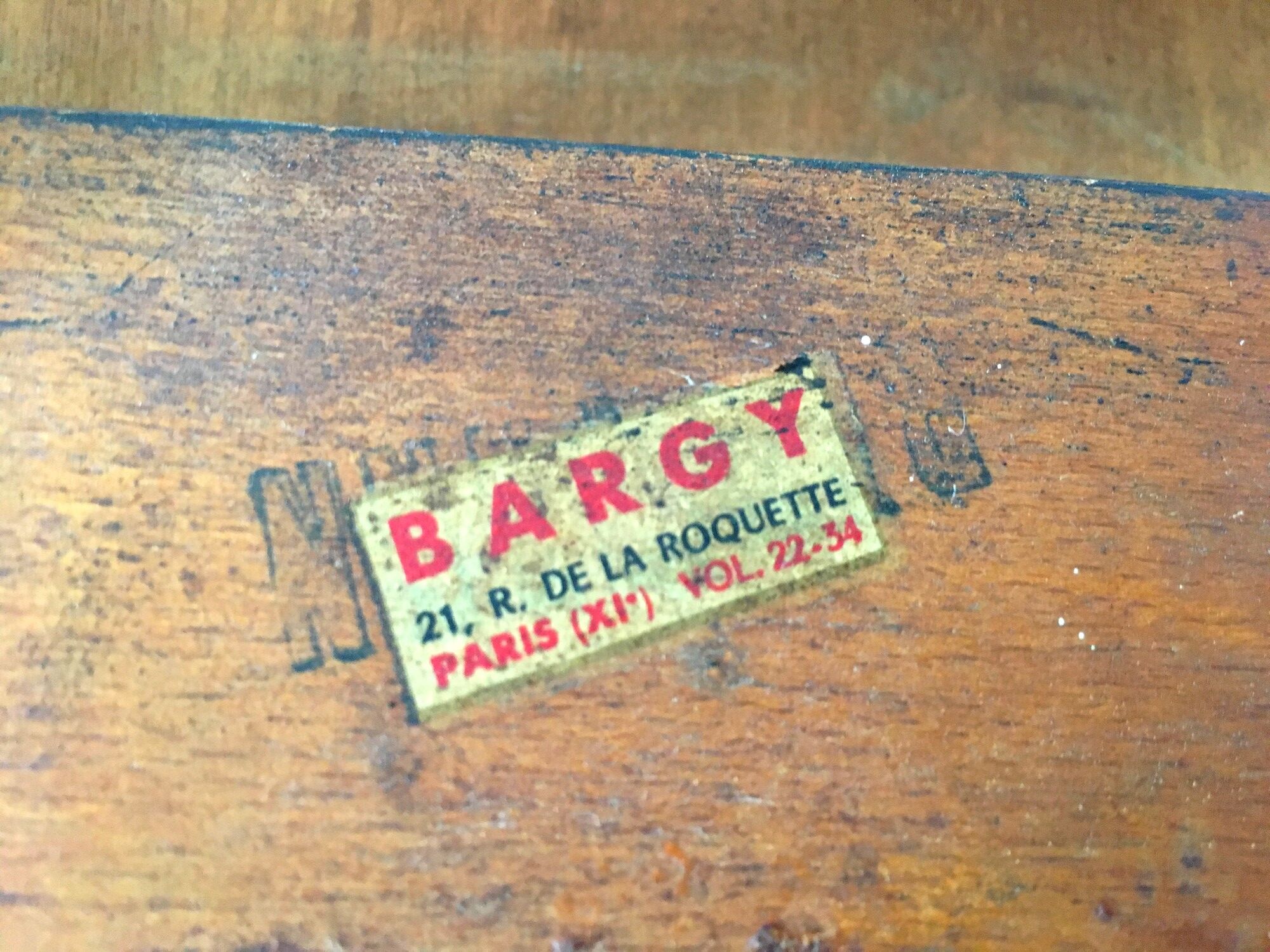 4 chairs Bistro Baumann vintage years 50