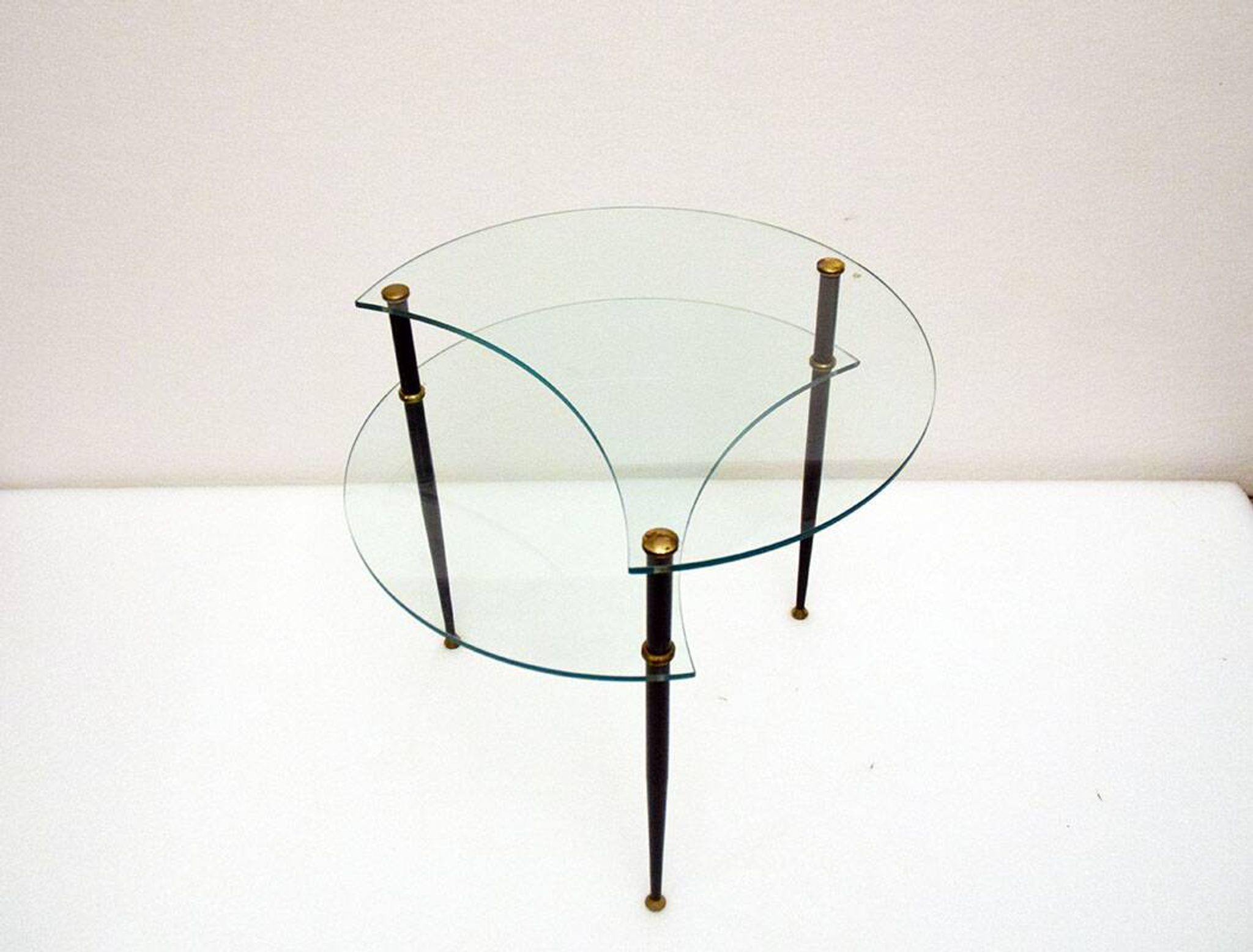Edoardo Poli asymmetrical coffee table for Vitrex, 196