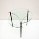 Edoardo Poli asymmetrical coffee table for Vitrex, 196