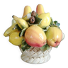 Fruit basket in its ceramic basket