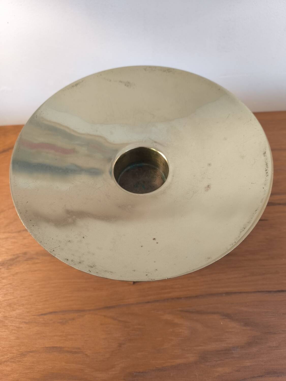 Modernist bronze candlestick circa 1965