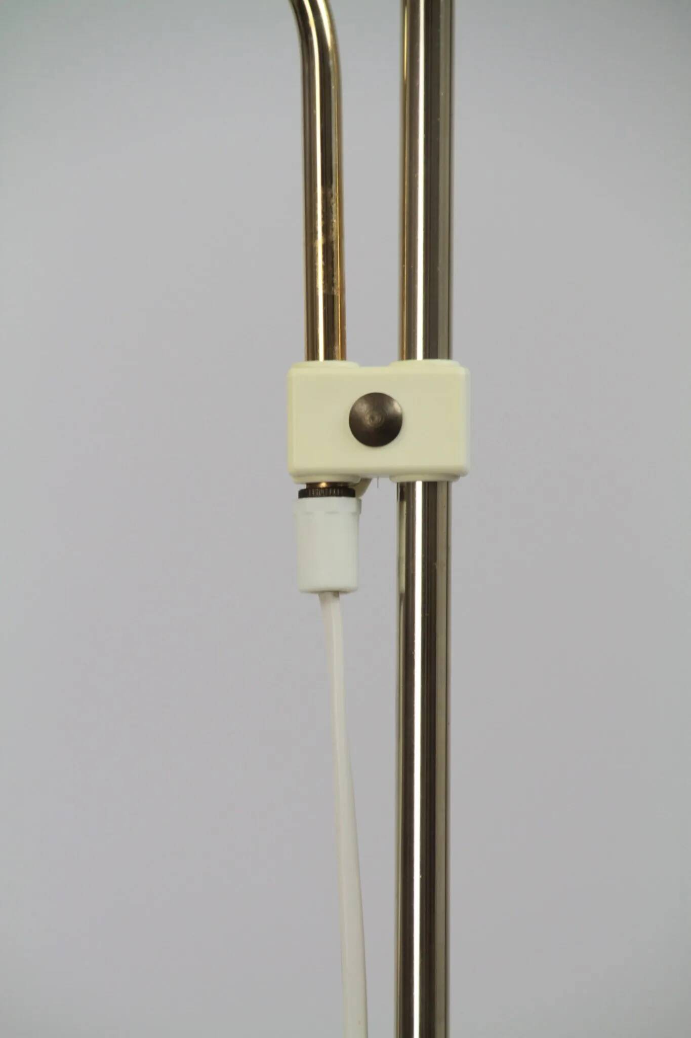 Brass Floor Lamp, Model G295 by Belid, Sweden —  Late1970s/ Early1980s