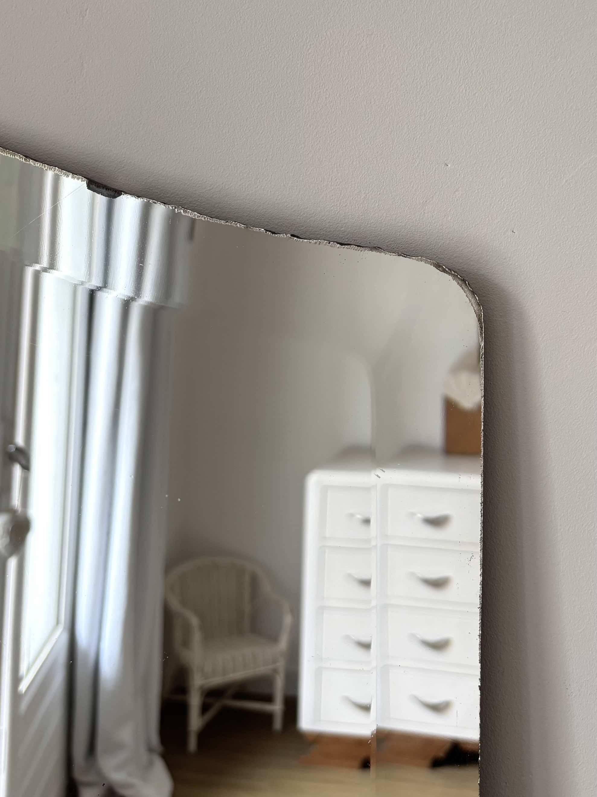 Miroir biseauté art-déco