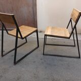 Pair of chairs industrial