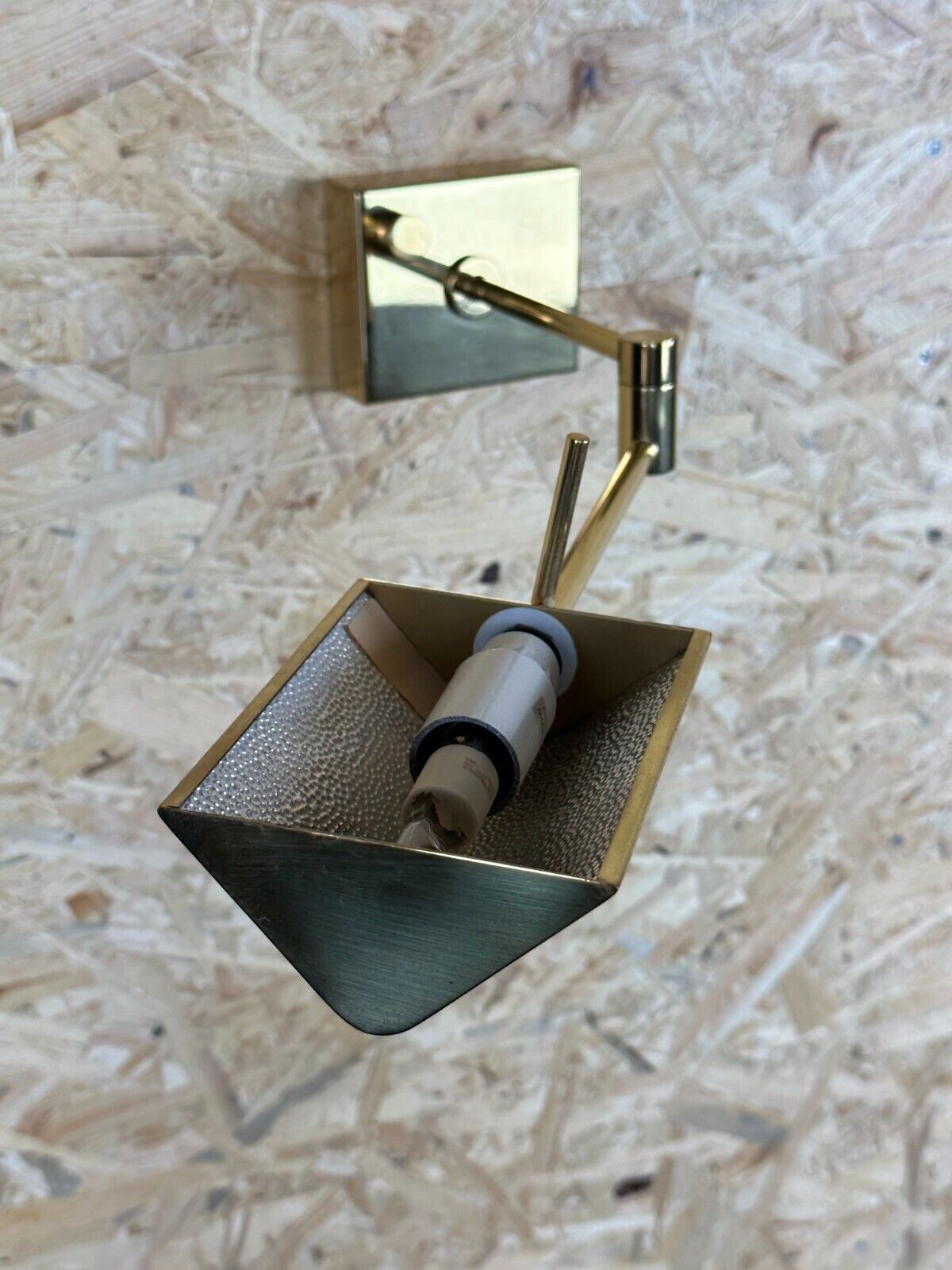 60s 70s wall lamp articulated lamp brass Relco Made in Italy Design