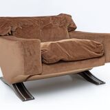 Pair of Mid-century Modern Italian Armchairs by Franz Sartori for Flexform