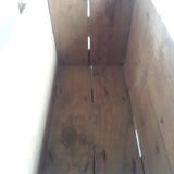 Transport case L58xD30,5xH34cm wood storage